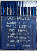 Иглы DB х 1  № 80 SERV 7 SCHMETZ